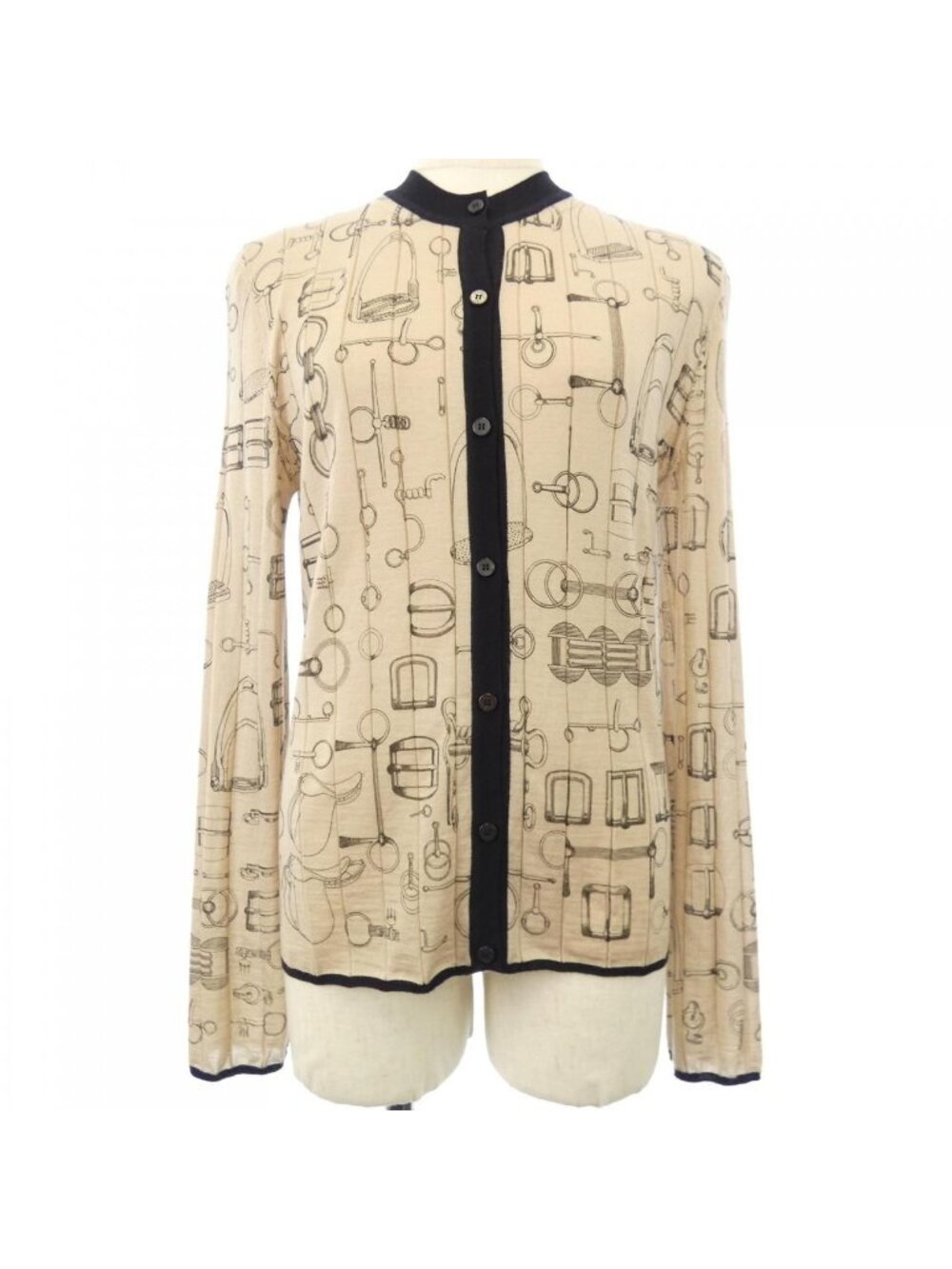 Hermes Cahier du Colporteur Cardigan